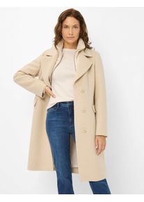 Brax Damen Kurzmantel Style MILANO canvas, hellbeige, Gr. 44