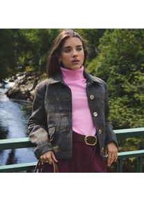 LANDS' END Harris Tweed Jacke, Herren,  Braun, Wolle, by Lands' End