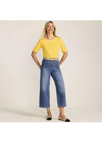 LANDS' END 7/8-Jeans mit weitem Bein, Damen,  Blau, by Lands' End