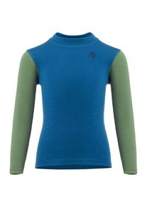 Aclima Warmwool Crewneck Merinounterw&auml;sche Kinder (Gr 110 |blau)