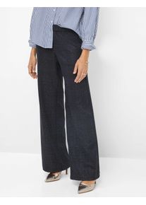 Brax Damen Palazzohose Style MAINE MIDNIGHT BLUE, dunkelblau, Gr. 42K