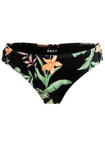 Roxy Print Beach Classics Moderate Bikini-Bottom Damen (Gr L |schwarz)
