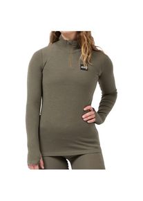 Langarm Unterhemde EIVY Journey Wool Rib Top Damen (Gr S |braun)