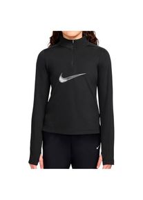 Nike Pro Dri-Fit Half-Zip L/S Top Laufshirt Kinder (Gr S |schwarz)