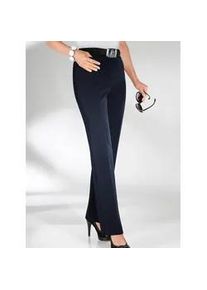 Classic Dog Webhose CLASSIC, Damen, Gr. 52, Normalgr&ouml;&szlig;en, blau (marine), 95% Polyester, 5% Elasthan, unifarben, lang, Hosen