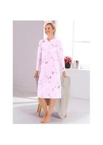 w&auml;schepur Nachthemd W&Auml;SCHEPUR "Nachthemd", Damen, Gr. 44/46, Normalgr&ouml;&szlig;en, rosa (ros&eacute;, bedruckt), 100% Baumwolle, bedruckt, gebl&uuml;mt, gemustert, mehrfarbig, Kleider Nachthemd