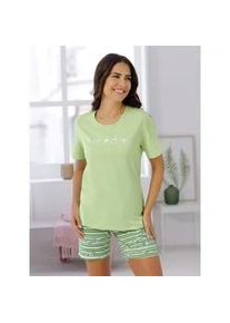 Shorty, Damen, Gr. 36/38, gr&uuml;n (reseda), 100% Baumwolle, Homewear-Sets Shorty