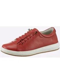 Sneaker Andrea Conti, Damen, Gr. 39, rot, Glattleder, Leder, Rindsleder, Schuhe Sneaker