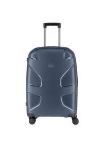 Hartschalen-Trolley IMPACKT "IP1, verschiedene Gr&ouml;&szlig;en und Farben", Gr. B/H/T: 45cm x 67cm x 28cm 73 l, blau (glacier blau), Polypropylen, unifarben, Koffer, Hartschalen-Koffer vegan Koffer Reisegep&auml;ck USB-Port TSA Zahlenschloss
