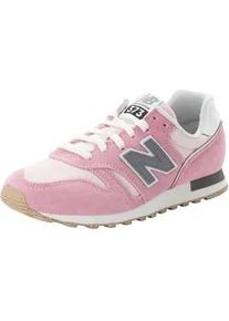 Sneaker New Balance "373", Damen, Gr. 38, pink taffy, rose sugar, castlerock, Leder, Textil, mehrfarbig, Schuhe Sneaker