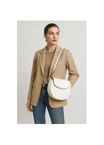 Schultertasche "Bianco Luxe", Damen, Gr. B/H/T: 26cm x 23cm x 8cm onesize, wei&szlig;, Leder, Collezione Alessandro, Taschen Schultertasche, aus Leder in luxuri&ouml;sem wei&szlig;