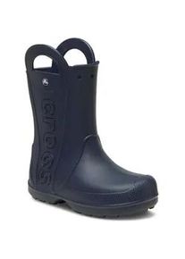Gummistiefel Crocs "Handle It Rain Boot", Damen, Gr. 37, blau (navy), CrosliteTM, Schuhe Gummistiefel, Regenstiefel, Kinderstiefel mit praktischen Tragegriffen