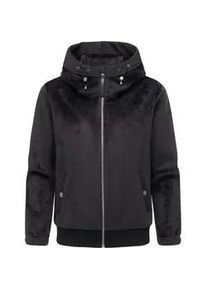 Fleecejacke Ragwear "Cousy Short Bonded", Damen, Gr. M (38), schwarz, Obermaterial: 91% Polyester, 9% Elasthan; Innenfutter: 94% Polyester, 6% Elasthan, gerade h&uuml;ftbedeckend, hoch geschlossener Ausschnitt, &Auml;rmel ohne &Auml;rmelschlitz elastischer Bund mit innenliegendem Gummizug, Jacken Fleecejacke, &Uuml;bergangsjacke mit kuscheligem Teddyfell-Innenfutter