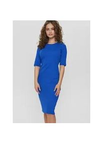 N&uuml;mph Jerseykleid N&Uuml;MPH "N&uuml;mph Dress NURILEY DRESS", Damen, Gr. XL, Normalgr&ouml;&szlig;en, clematis blau, Obermaterial: 92% Baumwolle, 8% Elasthan, Kleider Jerseykleid