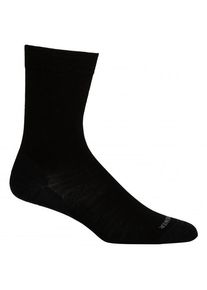 Icebreaker City Life Ultralight Crew Multifunktionssocken Damen (Gr L/XL |schwarz)