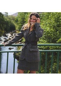 LANDS' END Harris Tweed Rock, Damen,  Braun, Wolle, by Lands' End