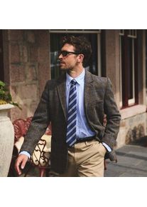 LANDS' END Harris Tweed Blazer, Damen,  Braun, Wolle, by Lands' End