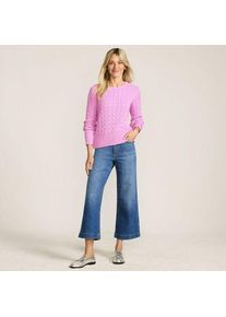 LANDS' END Recover Culotte-Jeans High Waist in Petite-Gr&ouml;&szlig;e, Damen, size: petite, Blau, Baumwolle/Elasthan, by Lands' End