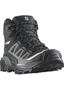 Wanderschuh Salomon "X ULTRA 360 MID GORE-TEX", Damen, Gr. 42, schwarz, Synthetik, Schuhe Wanderschuh, wasserdicht