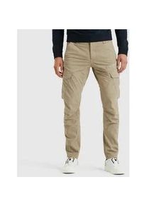 PME-Legend Cargohose PME LEGEND "Nordrop Stretch Twill", Damen, Gr. 36, L&auml;nge 32, grau (plaza taupe), Twill, Obermaterial: 97% Baumwolle, 3% Elasthan, unifarben, regular fit kn&ouml;chellang, Hosen Cargohose, mit Logo Stickerei