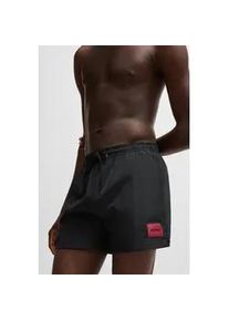 Badeshorts HUGO UNDERWEAR "DOMINICA", Herren, Gr. XL (54), N-Gr, schwarz, Web, Obermaterial: 100% Polyacryl, Badehosen Badeshorts