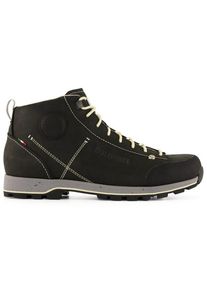 Dolomite Cinquantaquattro Mid Full Grain Leather Evo Sneaker Alltag (Gr 45 |schwarz)