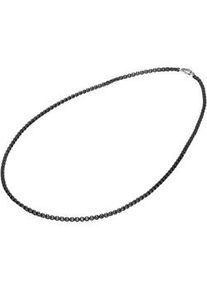 Edelstahlkette Firetti "Schmuck Geschenk Edelstahl Halsschmuck Halskette Venezianerkette Color" Gr. 60, grau (schwarz, edelstahlfarben), Halsketten, Damen, 60, Edelstahl, L: 60 B: 3,5mm, Edelstahlkette, B:3,5mm