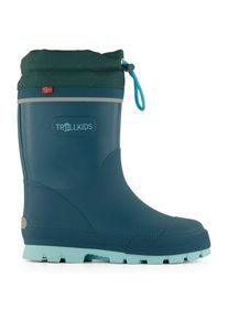 Gummistiefel Trollkids Isfjord Thermo Winter Rubber Boot XT Kinder (Gr 33 |türkis |wasserdicht)