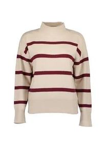 Strickpullover Blue Seven "Blue Seven Rollkragenpullover", Damen, Gr. 36, 0430, kiesel, 50% Viskose, 28% Polyester, 22% Polyamid, normal, ohne Ausschnitt, Pullover Strickpullover