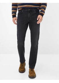 Brax Herren Five-Pocket-Hose Style COOPER BLACK USED, denim dunkelgrau, Gr. 40/38