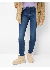 Brax Damen Style SHAKIRA USED REGULAR BLUE, denim blau, Gr. 44K