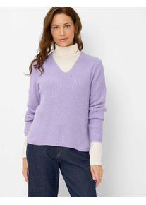 Brax Damen Strickpullover Style LANA gentle lilac, helles lila, Gr. 46