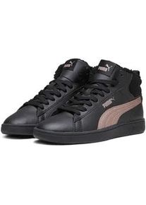 Sneaker Puma "Smash 3.0 Mid WTR Sneakers Erwachsene", Herren, Gr. 42, rosa (schwarz rose gold metallic), Obermaterial: Leder; Futter: Textil; Laufsohle: Gummi, Schuhe Sneaker