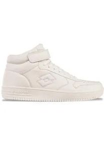 Sneaker Lotto, Damen, Gr. 38, wei&szlig;, Synthetik, clean, Schuhe Sneaker, - in angesagtem Midcut Basketball-Design