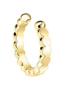 Paar Ohrclips Vivance "925/- Sterling Silber vergoldet", gelb, Ohrringe, Damen, one-size, Silber 925 (Sterlingsilber)