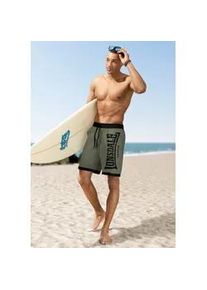 Boardshorts Lonsdale "CLENNELL", Herren, Gr. XXL, N-Gr, gr&uuml;n (khaki), Obermaterial: 100% Polyester. Futter: 100% Polyester, bequem, Hosen, Badeshorts, Innenhose aus Mesh