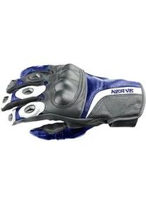 Nerf Motorradhandschuhe NERVE "KQ11" Gr. L, blau (blau, schwarz), Handschuhe, Damen, L, mit Weitenverstellung