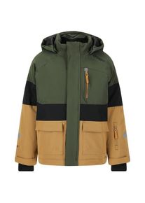 ZIG ZAG Taylora Ski Jacket W-Pro 15000 Winterjacke Kinder (Gr 92/98 |oliv |wasserdicht)