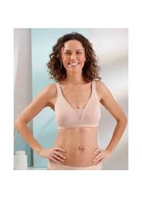 w&auml;schepur B&uuml;gelloser BH W&Auml;SCHEPUR, Damen, Gr. 90, Cup B, beige (puder), 90% Baumwolle, 10% Elasthan, BHs