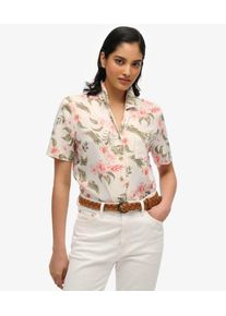 Superdry Damen Beach Resort Hemd Cream - Gr&ouml;&szlig;e: 36 2102824000384E9K030