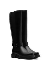 Stiefel Clarks "Orinoco 3 Tall", Damen, Gr. 37, Normalschaft, schwarz, Leder, unifarben, Schuhe Stiefel, Plateauschuh, Reiterstiefel mit Lederinnensohle