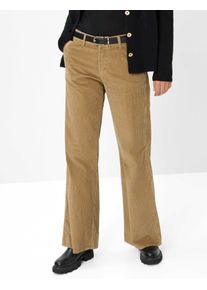 Brax Damen Cordhose Style MAINE WALNUT, Beige, Gr. 34