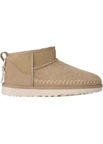 UGG Australia UGG Stiefeletten - Ugg Classic Ultra Mini Biarritz Enkellaarzen Beige - Gr. 39 (EU) - in Beige - f&uuml;r Damen