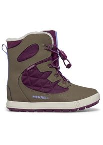 Merrell Snow Bank 4.0 Waterproof Kinder (Gr 29 |braun/lila |wasserdicht)