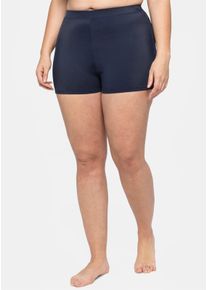 sheego Große Größen Badeshorts mit Shaping-Effekt, marine, Größe 58 - Damen
