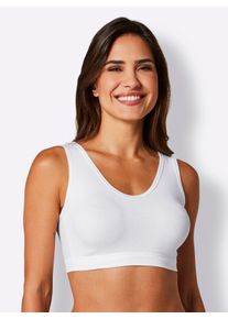 wäschepur sheego Große Größen Bustier mit Softbund, weiß, Größe 54 - Damen