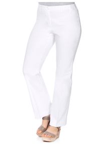 sheego Große Größen Bengalinhose in Bootcut-Form, weiß, Größe 108 - Damen