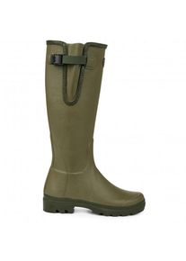 Gummistiefel Le Chameau Vierzon mit Jerseyfutter Damen (Gr 42 |oliv |wasserdicht)