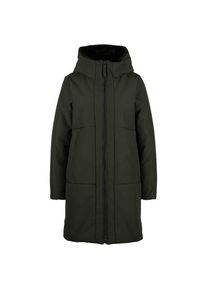 Elvine Vibeke Mantel Damen Alltag (Gr XS |schwarz/oliv |wasserdicht)