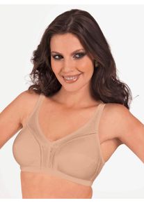 Viania sheego Große Größen BH ohne Bügel mit verstärkten Untercups, beige, Größe 80B - Damen